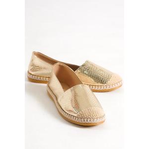 Capone Outfitters Capone Women's Gold Espadrilles obraz