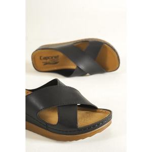 Capone Outfitters Mules - Black - Flat obraz