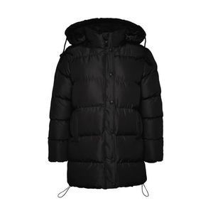 Trendyol černý vodoodpudivý nafukovací kabát s kapucí obraz