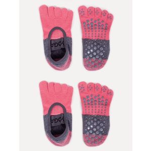 Yoclub Unisex's Socks For Yoga 2-Pack SKS-0020U-AA2A obraz