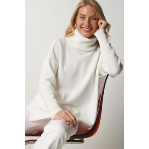 Šťastný istanbulský dámský pletený svetr s rolákem obraz