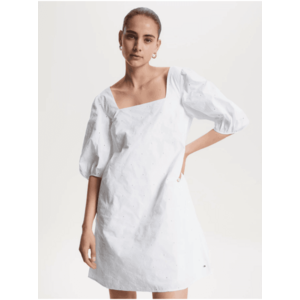 Bílé dámské vzorované šaty Tommy Hilfiger - Dámské obraz