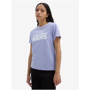Světle fialové dámské tričko VANS Flying Crew - Dámské obraz