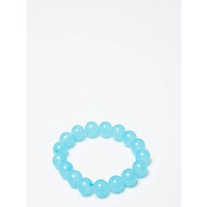 Pearl bracelet on indigo elastic obraz