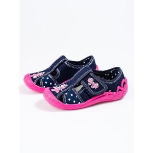 Navy-pink slippers for girl Shelvt obraz