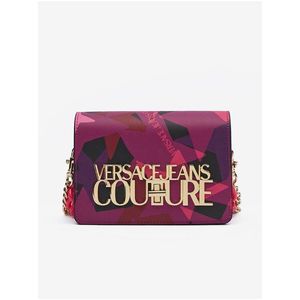 Růžovo-fialová dámská vzorovaná kabelka Versace Jeans Couture obraz