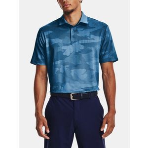 Modré pánské vzorované sportovní tričko Under Armour obraz