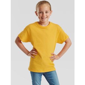 Yellow T-shirt for Children Original Fruit of the Loom obraz