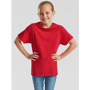 Red T-shirt for Kids Original Fruit of the Loom obraz
