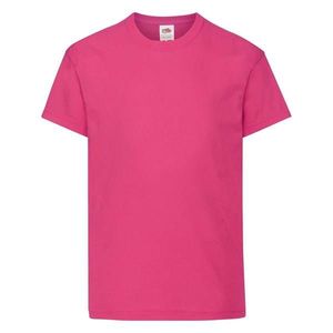 Pink T-shirt Kids Original Fruit of the Loom obraz