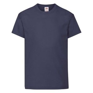 Navy T-shirt for kids Original Fruit of the Loom obraz