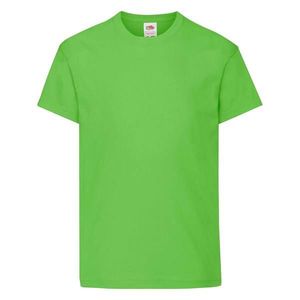 Green T-shirt for Children Original Fruit of the Loom obraz