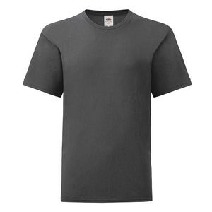 Graphite children's t-shirt in combed cotton Fruit of the Loom obraz