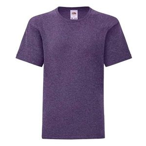 Purple children's t-shirt in combed cotton Fruit of the Loom obraz