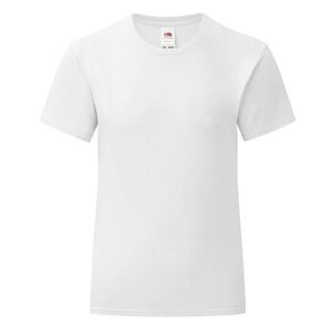 Iconic Fruit of the Loom Girls' White T-Shirt obraz