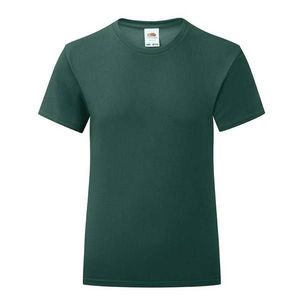 Iconic Fruit of the Loom Girls' Green T-shirt obraz