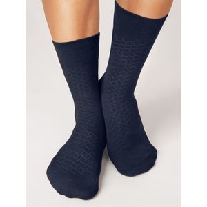 Pánské ponožky NOVITI SB004-M-04 tmavě modré obraz