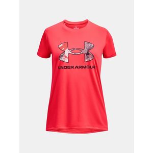 Červené sportovní tričko Under Armour UA Tech Print BL SSC obraz
