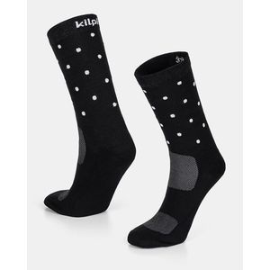 Unisex sportovní ponožky Kilpi DOTS-U Černá obraz