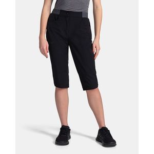 Černé dámské sportovní tříčtvrteční kalhoty Kilpi MEEDIN obraz
