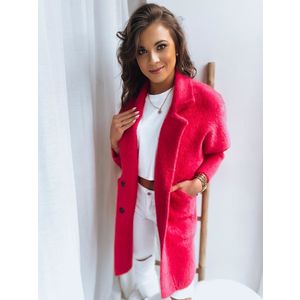 Dámský kabát z alpaky RITA II růžový Dstreet obraz