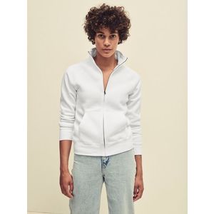 White women's sweatshirt with stand-up collar Fruit of the Loom obraz