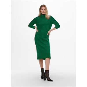 Zelené dámské svetrové šaty ONLY Brandie - Dámské obraz