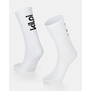 Unisex cyklistické ponožky Kilpi CYCLER-U Bílá obraz