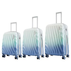 Semiline Unisex's ABS Suitcase Set T5648-0 Mint/Blue obraz
