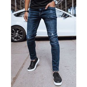 Pánské džínové džíny s dírami modré Dstreet obraz