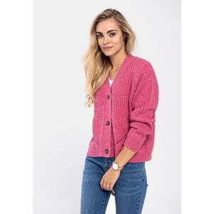 Volcano Woman's Sweater S-FOXY L21157-W24 Pink Melange obraz