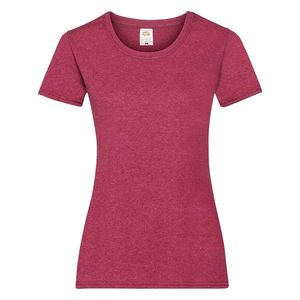 Valueweight Fruit of the Loom Red T-shirt obraz