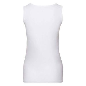 Valueweight Vest Fruit of the Loom Women's White T-shirt obraz
