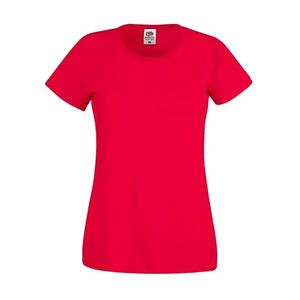 Lady fit Red T-shirt Original Fruit of the Loom obraz