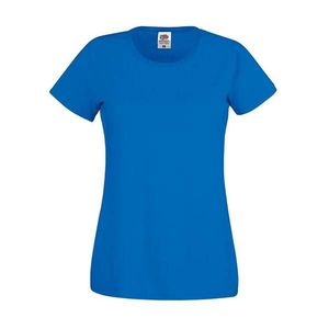 Blue Lady fit T-shirt Original Fruit of the Loom obraz