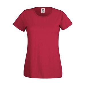 Lady fit Red T-shirt Original Fruit of the Loom obraz