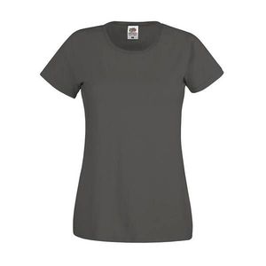 Graphite Women's T-shirt Lady fit Original Fruit of the Loom obraz