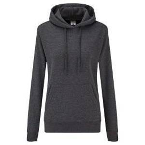 Anthracite Hooded Sweat Fruit of the Loom obraz