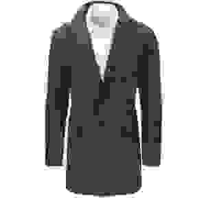 Pánský šedý kabát Dstreet obraz
