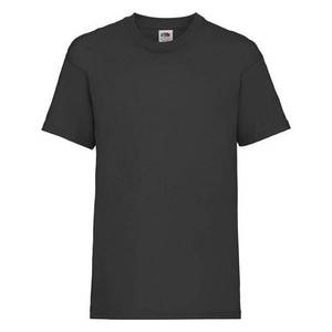Black Fruit of the Loom Cotton T-shirt obraz