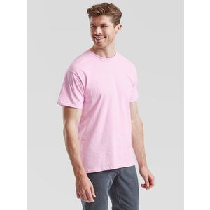 Men's Pink T-shirt Valueweight Fruit of the Loom obraz