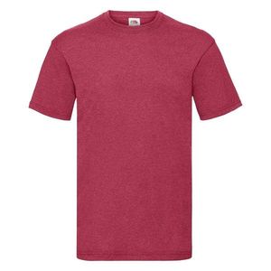 Men's Red T-shirt Valueweight Fruit of the Loom obraz