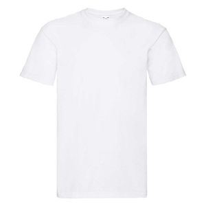 Super Premium White Fruit of the Loom T-shirt obraz