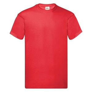 Original Fruit of the Loom Men's Red T-shirt obraz
