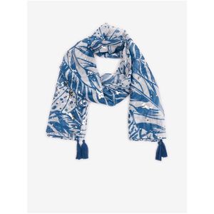 Modro-bílý dámský vzorovaný šátek ORSAY obraz