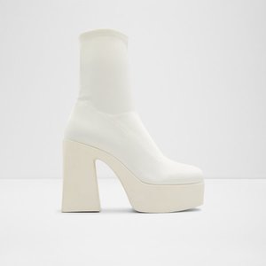 Bílé dámské kotníkové boty na platformě ALDO Grandstep obraz