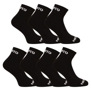 Sada sedmi párů ponožek v černé barvě Nedeto obraz