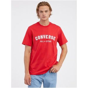 Červené unisex tričko Converse Go-To All Star - Pánské obraz