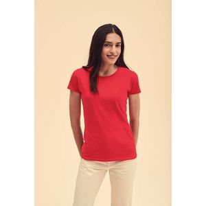Iconic red Fruit of the Loom Women's T-shirt obraz