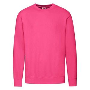 Pink Men's Sweatshirt Lightweight Set-in-Sweat Sweat Fruit of the Loom obraz